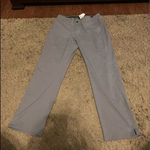 Grey Under Armour golf pants